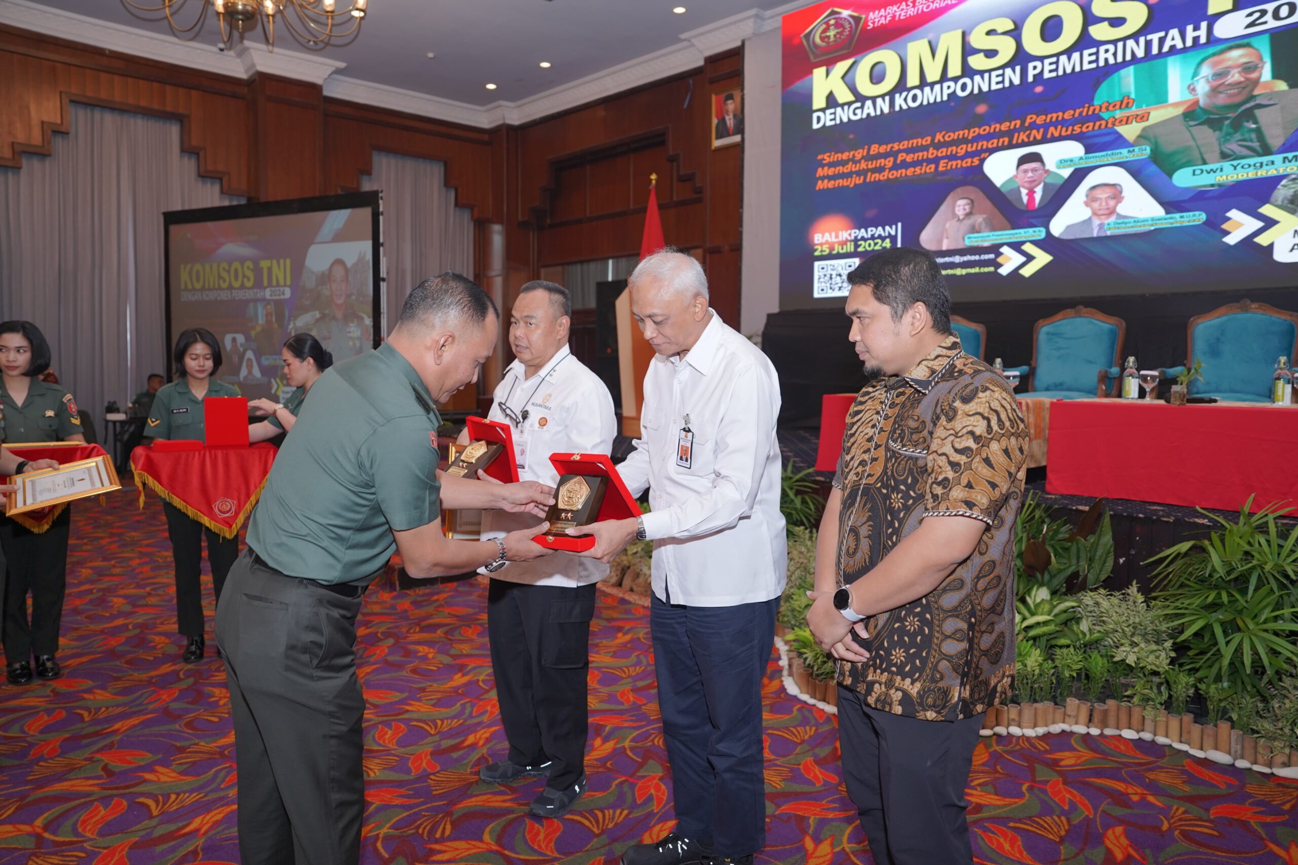 Balikpapan Gelar Komsos TNI dengan Komponen Pemerintah TA 2024