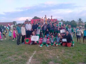 Polsek Sambaliung Amankan Penutupan Turnamen Sepak Bola Batu Bual Cup Ke-XVIII Tahun 2024