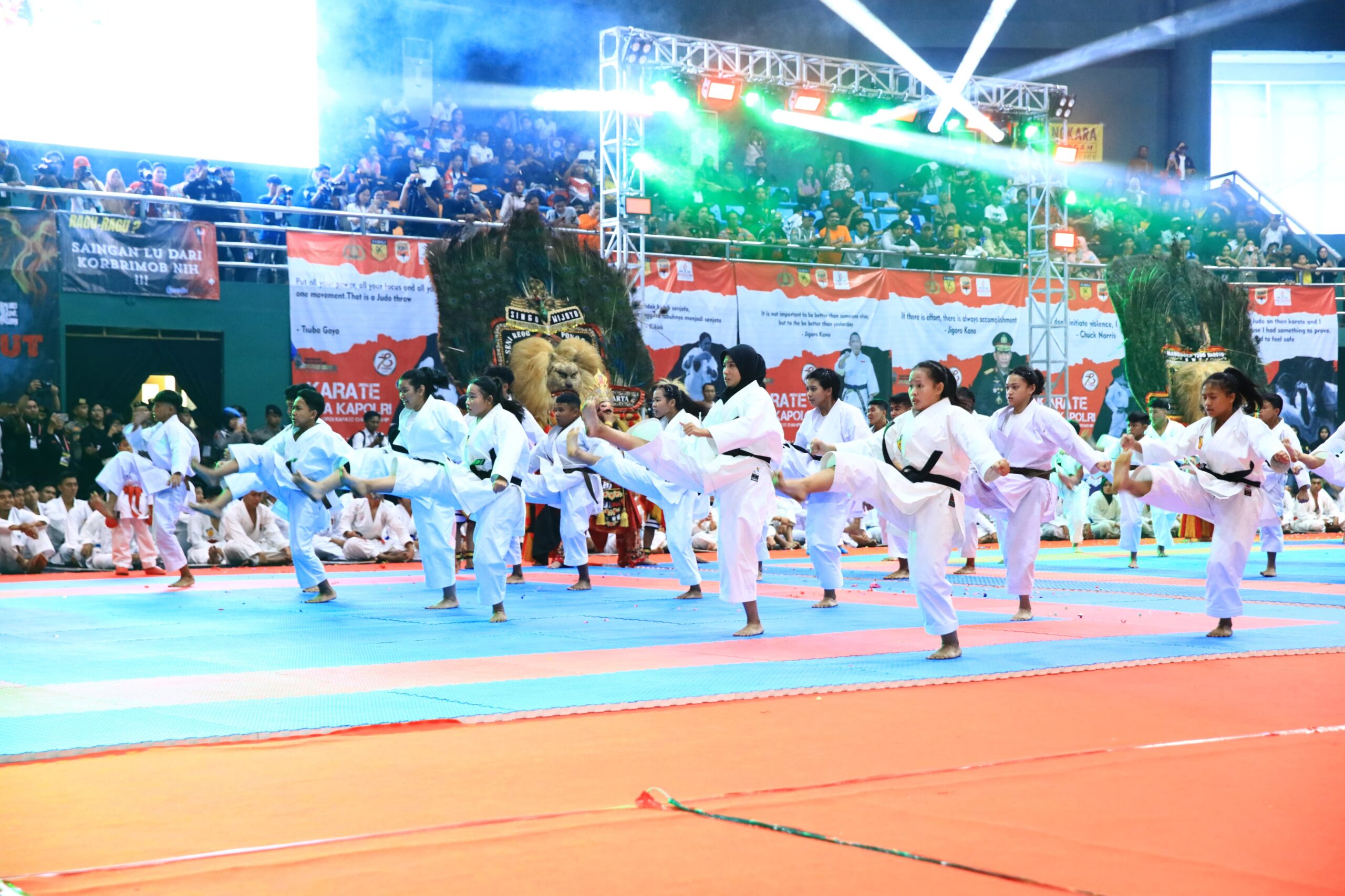 Kapolri Resmikan National Open Karate Championship di Pakansari Bogor: Energi Semangat Membara!