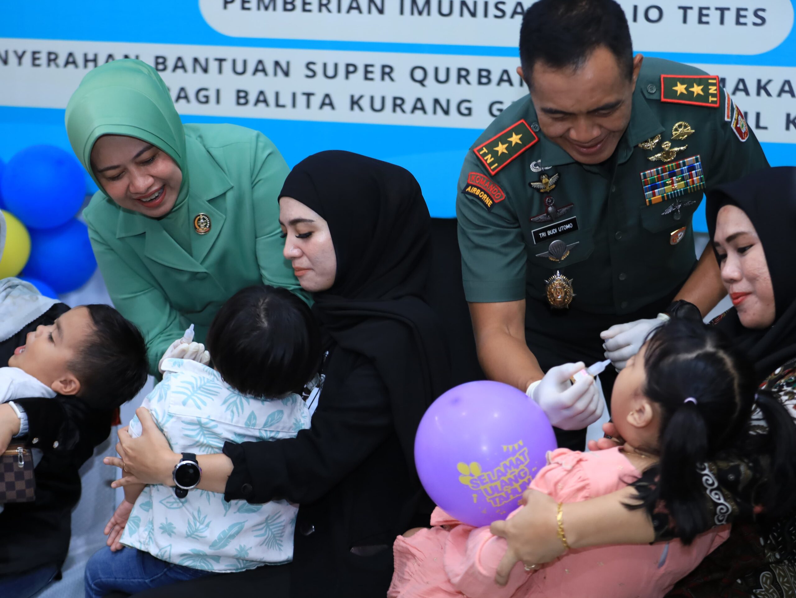 Pekan Imunisasi Nasional (PIN) di Posyandu Menur Griya Waskita Disambut Antusias 813 Peserta