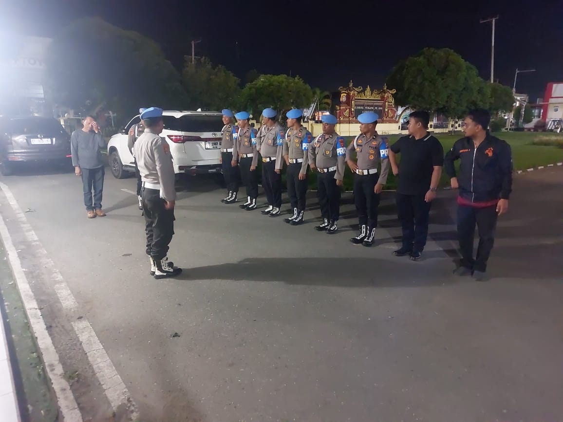 Polres Berau Gelar Razia di Tempat Hiburan Malam, Pastikan Kedisiplinan Personel