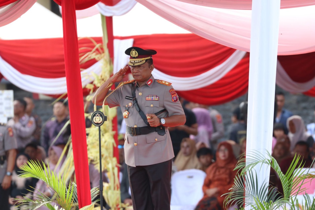 Kapolda Kaltim Pimpin Upacara Penutupan Diktuk Bintara Polri T.A 2024