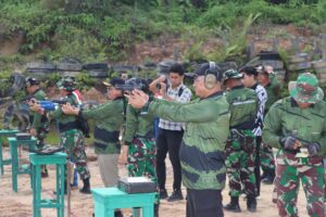 Kapolres PPU dan Forkopimda Unjuk Kebolehan di Ajang Menembak Pistol Eksekutif HUT Kodam VI/MLW Ke-66