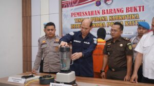 Berantas Narkoba, Polda Kaltim Musnahkan 44,52 Gram Sabu