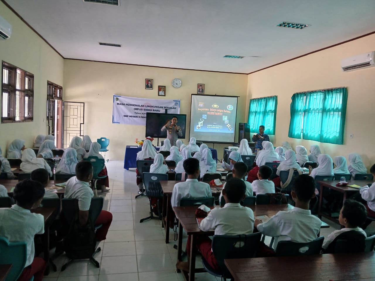 Polsek Babulu Edukasi Siswa SMP N. 8 PPU tentang Bahaya Narkoba