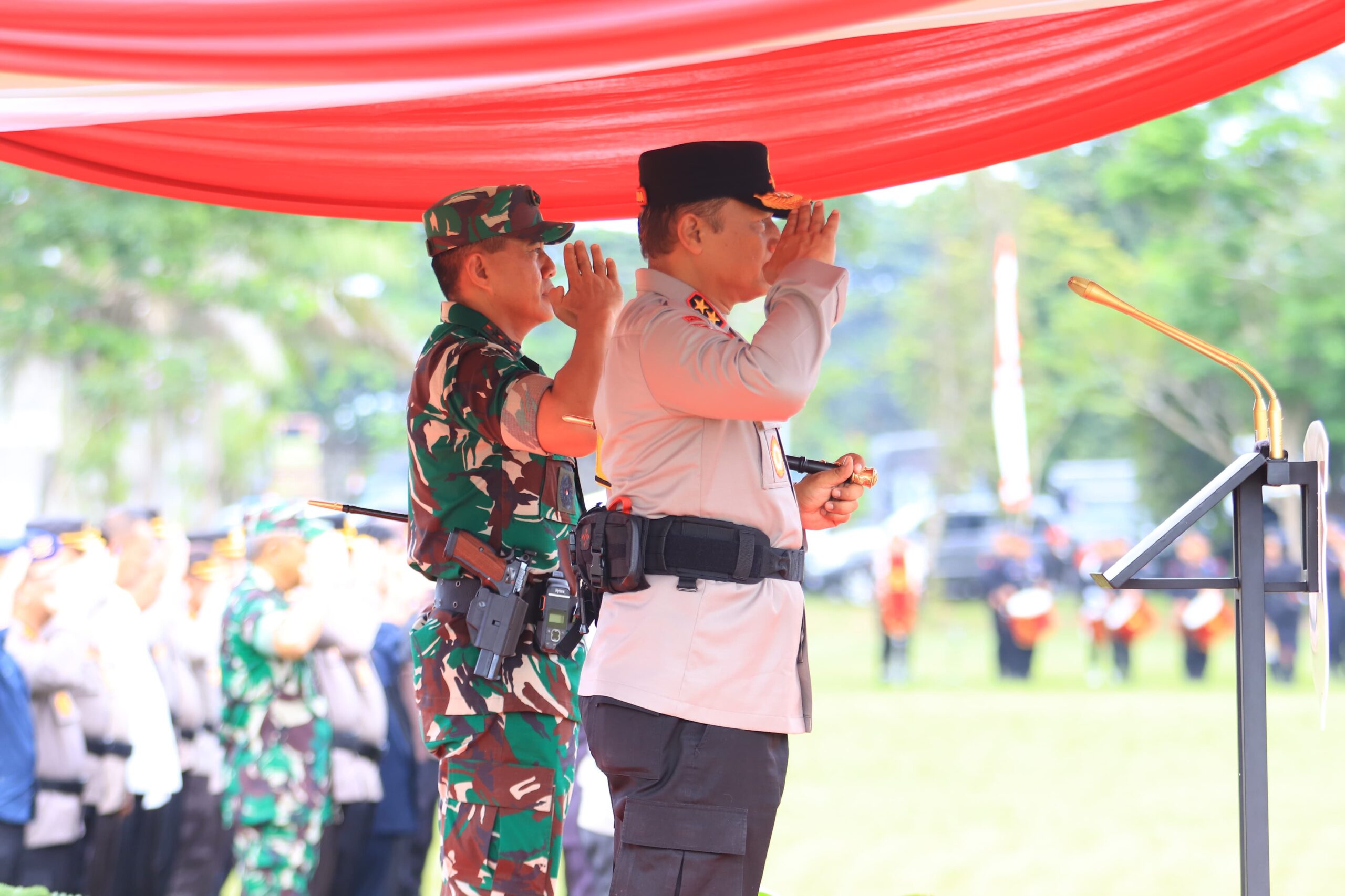 Apel Gelar Pasukan Operasi Mantap Praja Mahakam 2024 di Polda Kaltim: Kesiapan Pengamanan Pilkada Serentak