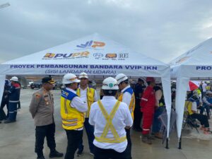 Kapolres PPU Kawal Ketat Kunjungan Plt. Kepala OIKN dan Menhub dalam Uji Coba Landasan Bandara VVIP IKN