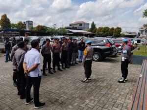 Polres Berau Kawal Ketat Deklarasi Pasangan Sragem di Pilkada Berau 2024