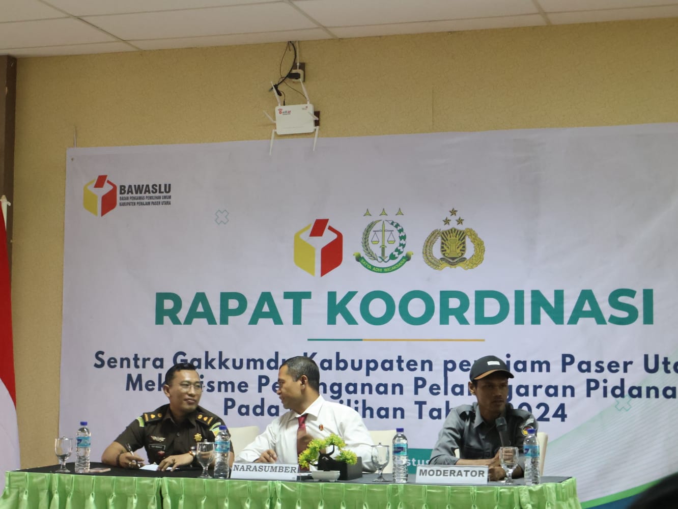 Rapat Koordinasi Sentra Gakkumdu untuk Penanganan Pelanggaran Pidana Pilkada 2024