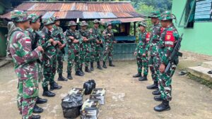 Satgas Yonarmed 11 Kostrad Gagalkan Penyelundupan