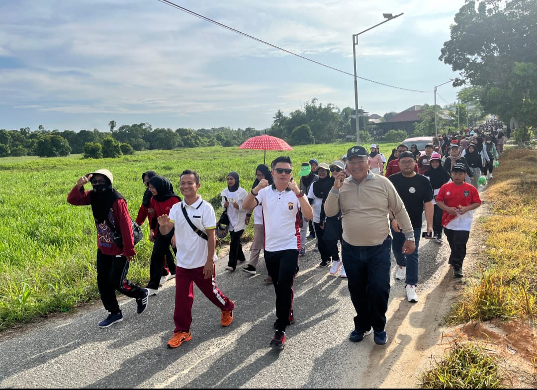 Kapolsek Marangkayu Hadiri Senam