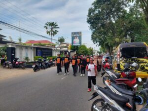 Polres Bontang amankan kegiatan Jalan Sehat