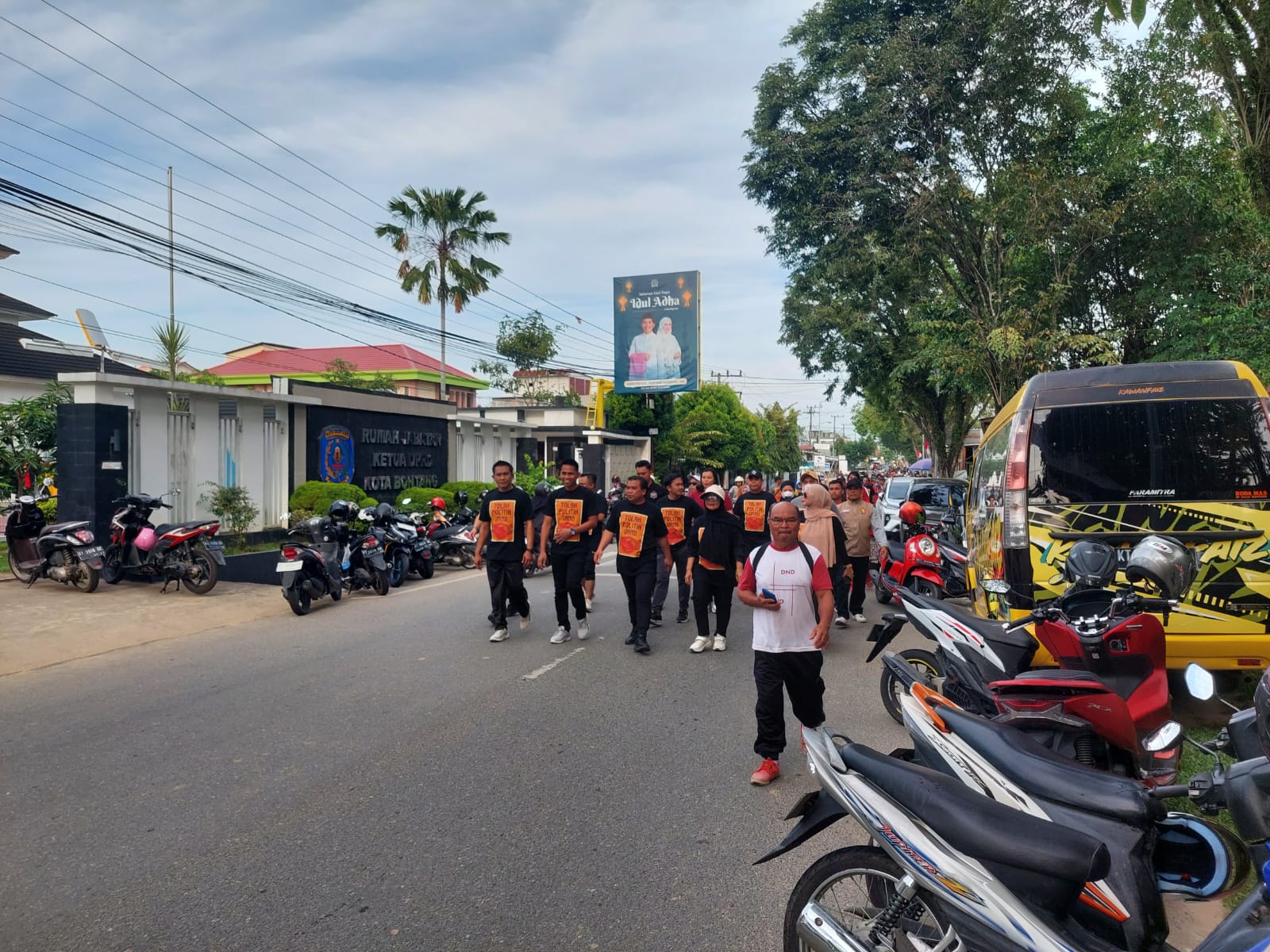 Polres Bontang amankan kegiatan Jalan Sehat