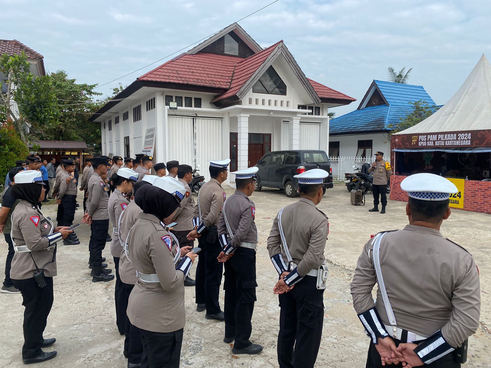 Polres Kukar Gelar Apel Siaga