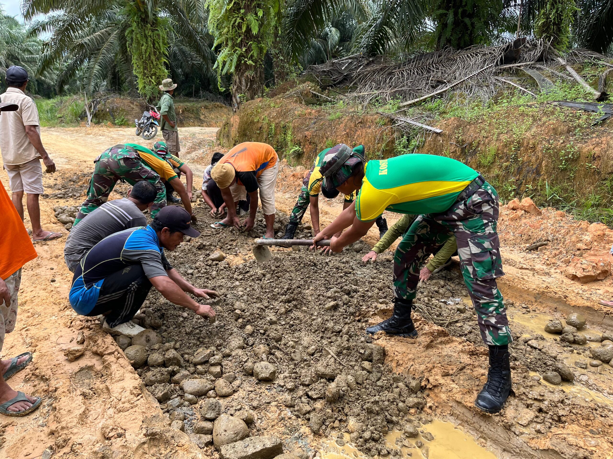 Satgas Pamtas RI-Malaysia Yonarmed 11 Kostrad