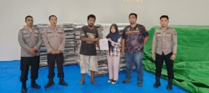 Pengamanan Kedatangan Logistik