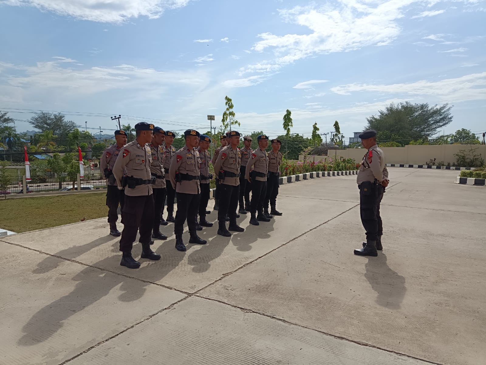 Polres Berau dan Brimob BKO