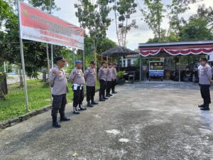 Polsek Marang Kayu Melaksanakan Apel